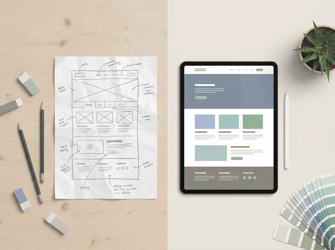 Viele Webseiten sehen gut aus – bringen aber keine Anfragen. – Abbildung